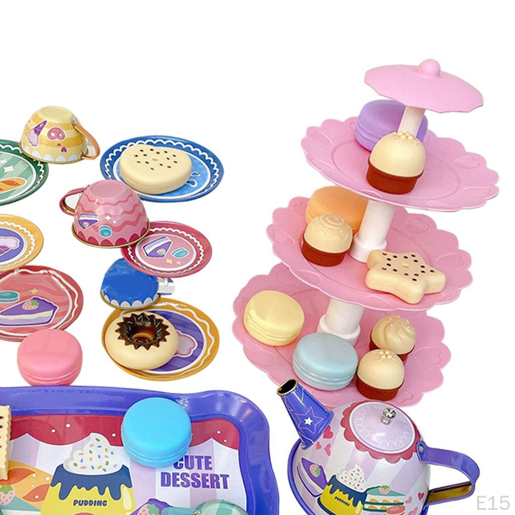 Set Toy Dishes And Utensils with Accessories Pretend Toys for Toddler Boys Children Kitchen