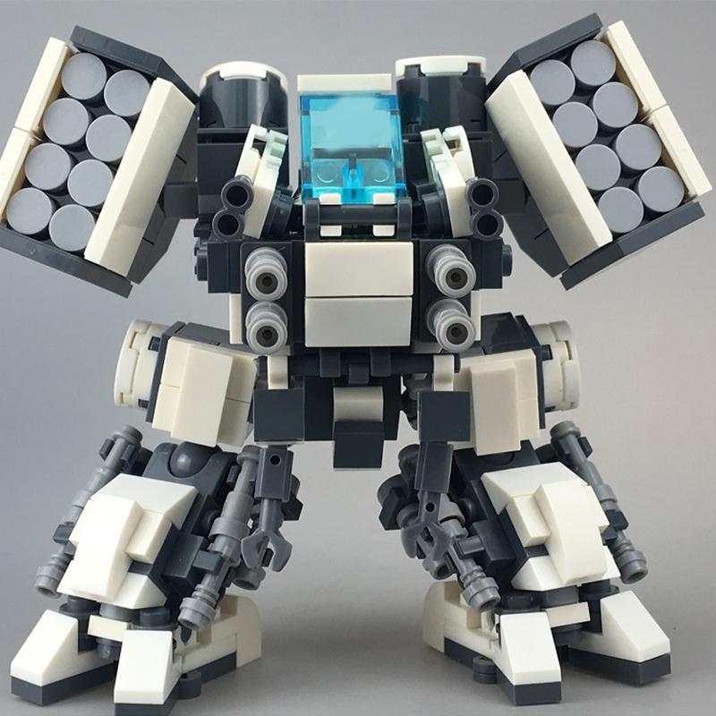 Mech Warrior Bausteine Kinderspielzeug Roboterpuppe Actionfigur Soldatenmodell Anime-Figur Kinder Konstruktionsspielzeug