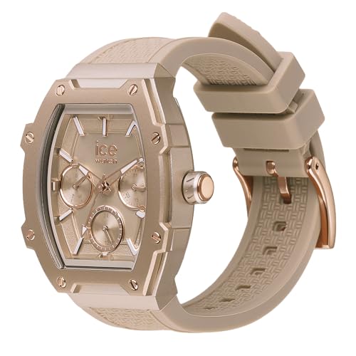 Authentic Ice Watch ICE Boliday Timeless Watch In Taupe (022861) with a Silicone Strap and Multi-function Function.