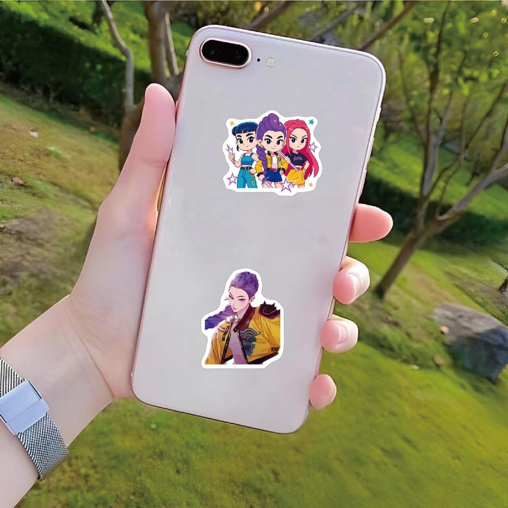 60pcs Suitcase Stickers Waterproof Stickers Scooter Computer Tablet Cartoon Decoration