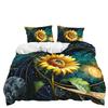 Three-Piece Sunflower Series Quilt Cover Bedding Kit Animal