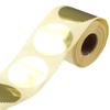 Gold Award Stickers Round Paper Labels Serrated Edge Steel Seal Label  Certificates