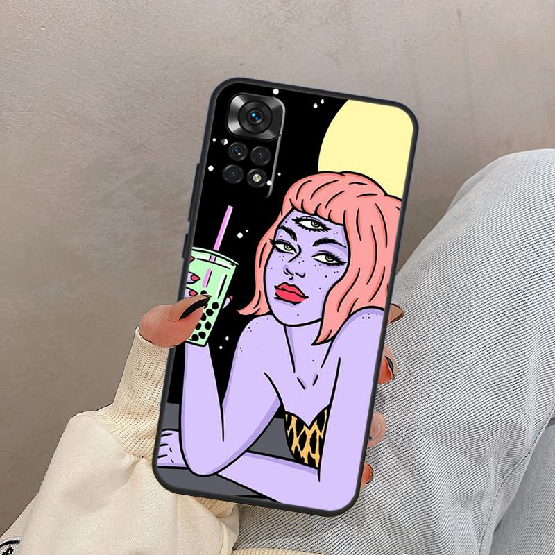 Hippie Grunge Art For Xiaomi Redmi Note 13 10 12 11 14 15 Pro Plus Case Cover For Redmi 15 13C 12C 14C 10C 15C
