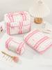Simple Fresh Makeup Bag Large Capacity Multifunctional Cosmetic Storage Bag Portable Travel Toiletry Pouch for Cosmetics Brushes Toiletries Daily Use