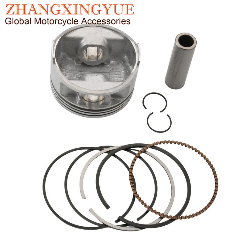 61mm Piston Kit For SYM HD2 HD200 GTS200 Joyride 200 EVO 13101-HLA-000 13010-HLA-000 Engine Parts