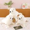 Cute Simulated Sea Lion Doll Plush Toy White Sea Lion Doll Children's Companionship and Comfort