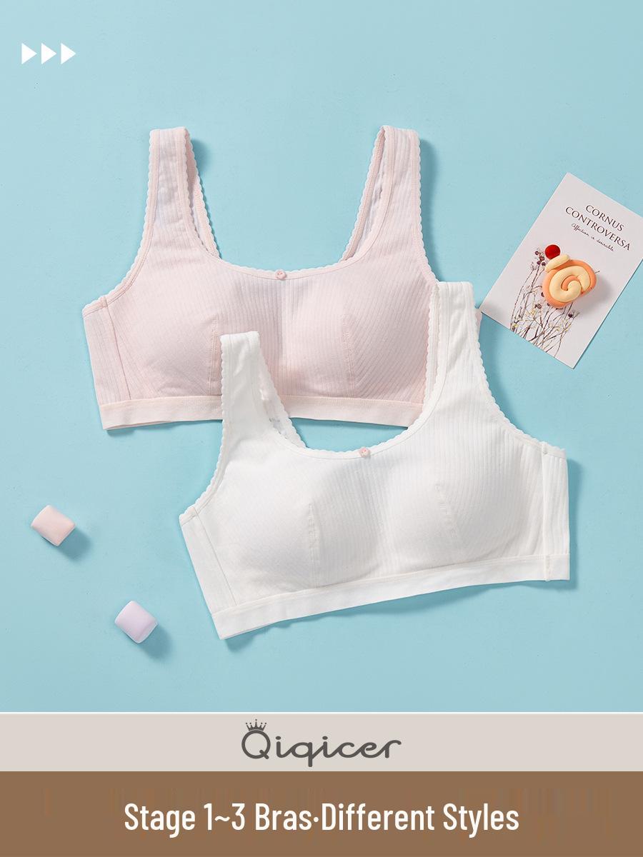 

Breathable Cotton Crop Top Bra for Girls - Youth & Teens 75A