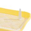Dog Potty Training Tray, Removable Cat Litter Box, Reusable Box with Mesh Grids for Small