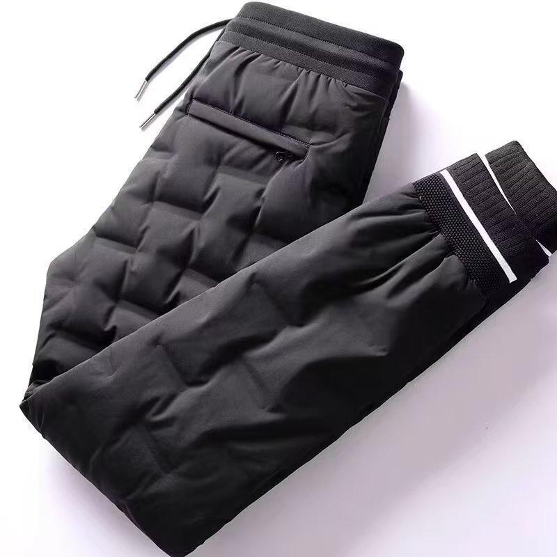 Pantalones de Moda para Hombre de Invierno Impermeables y a Prueba de Nieve con Forro de Terciopelo