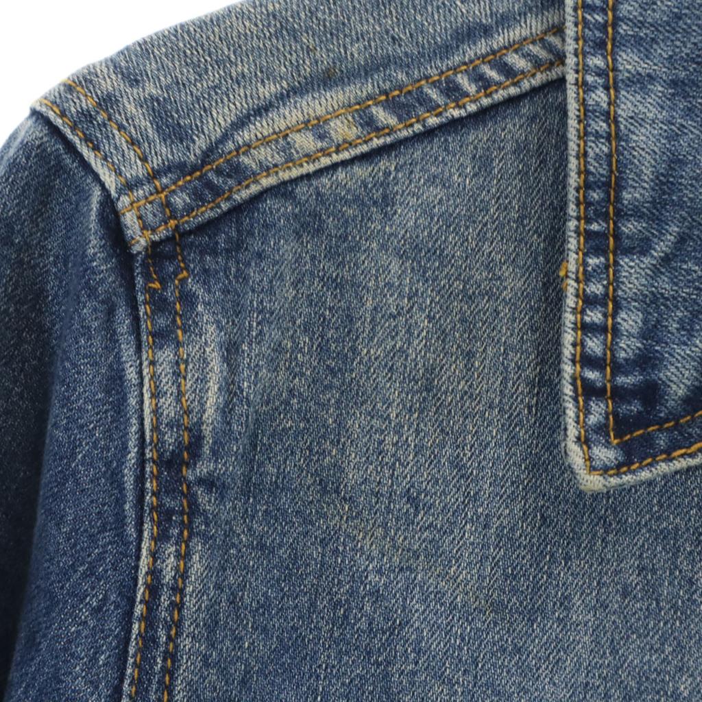Grand Global Okayama Denim Jacket 38 Wash Blue Denim Jacket Trucker Men's Used