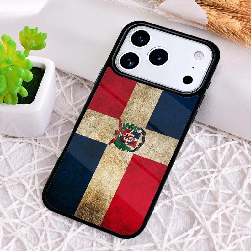 Dominican Republic Flag Soft Phone Case for iPhone 17 Air 16 15 11 12 14 13 Pro Max Shockproof Cover