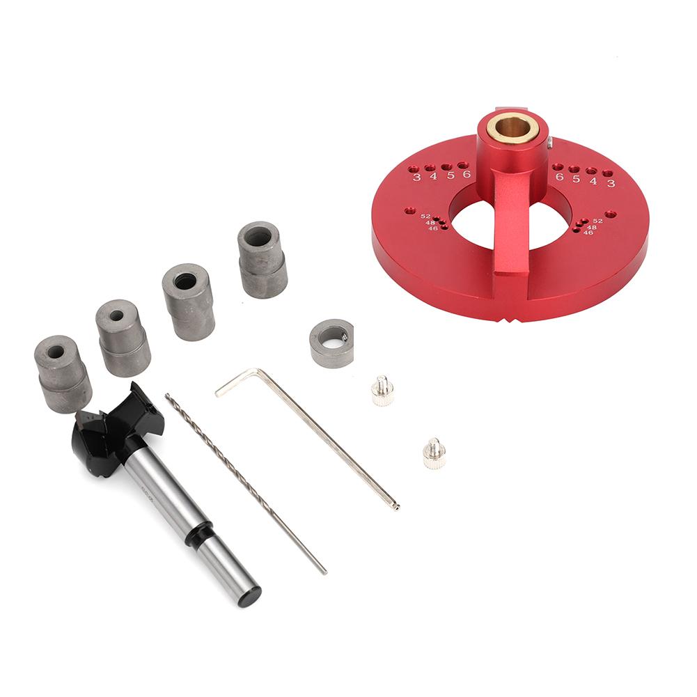 Woodworking Self Centering Vertical Doweling Jig Drill Guide Hole Punch Locator Carpentry Tool 35mm