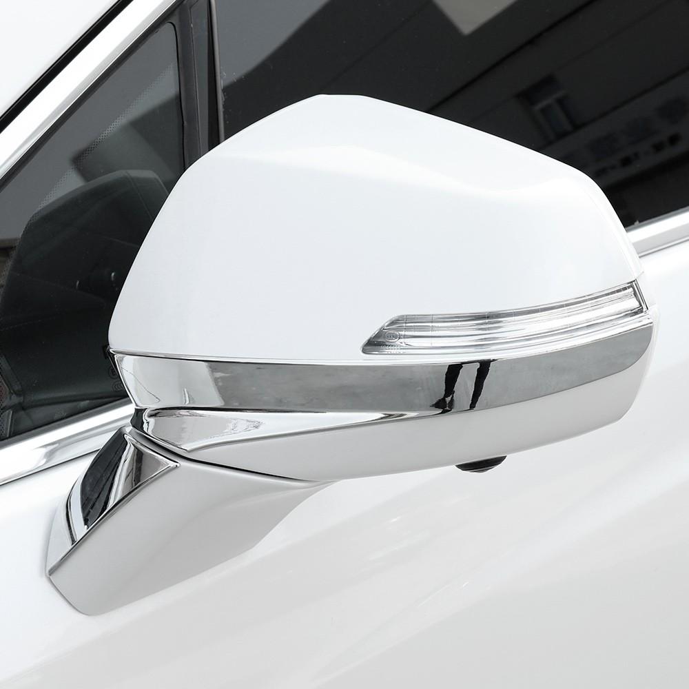 For Cadillac XT6 2020-2025 ABS Chrome Rear View Side Door Mirror Strip Trim 4PCS