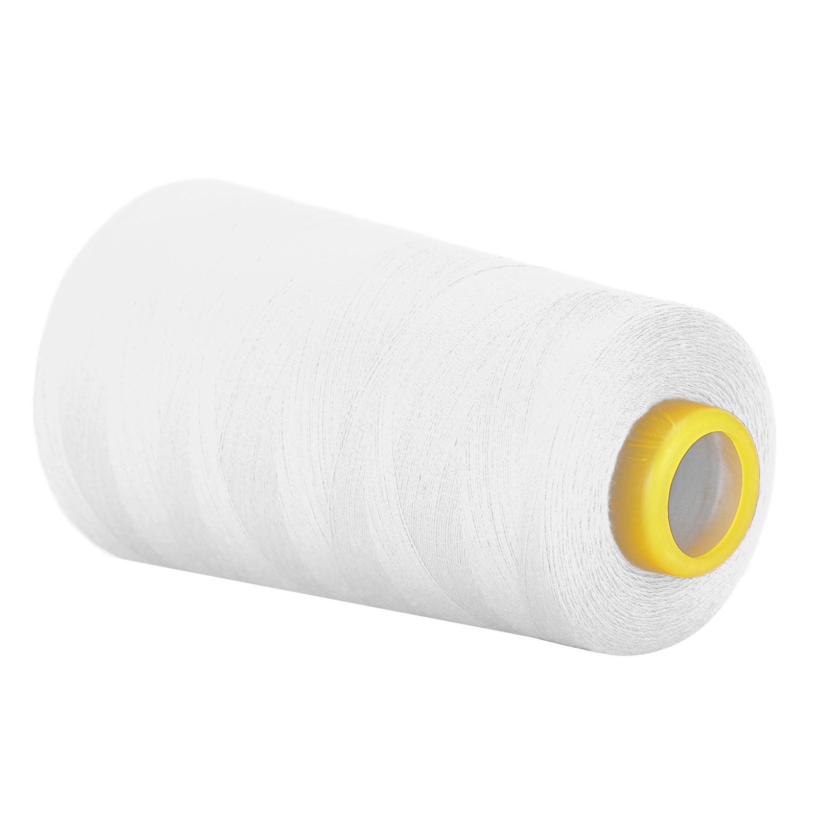 

402 Polyester Sewing Thread 3000 Yards Hand Stitching Cord for DIY Handicraft Tailoring белый