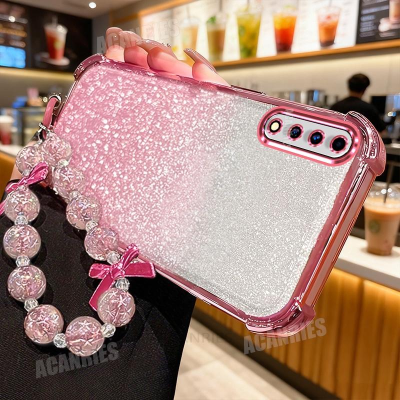 Luxusní hvězdná šňůrka 50 70 30s Pokovení Třpytivý Nárazuvzdorný Silikonový Kryt Pro Samsung Galaxy A50 A70 A30s A20 A30 A20s Zadní Kryt