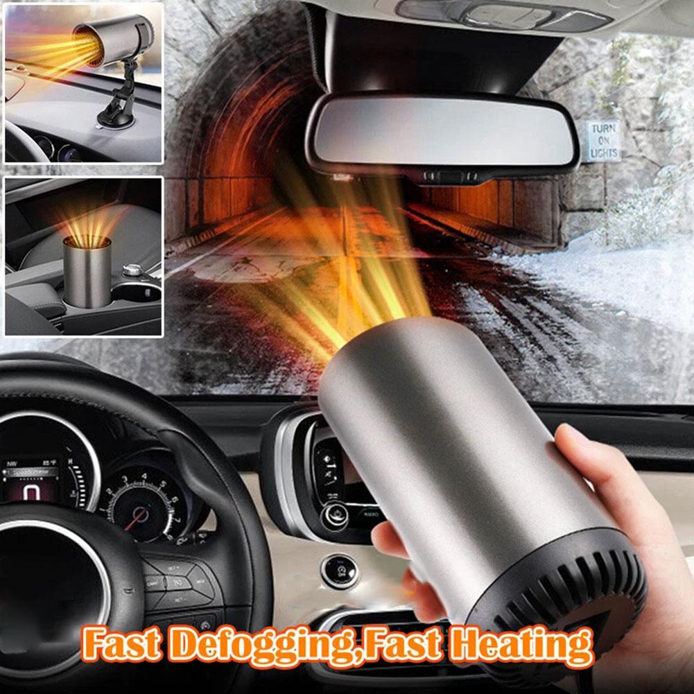 Automatic Windshield Dryer Defogging Demister Defroster Car Accessories 12V 150W Car Heater portable Electric Heating Fan