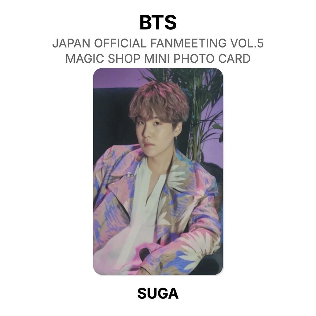 BTS JAPAN OFFICIAL FANMEETING VOL.5 MAGIC SHOP MINI PHOTO CARD Official Photocard