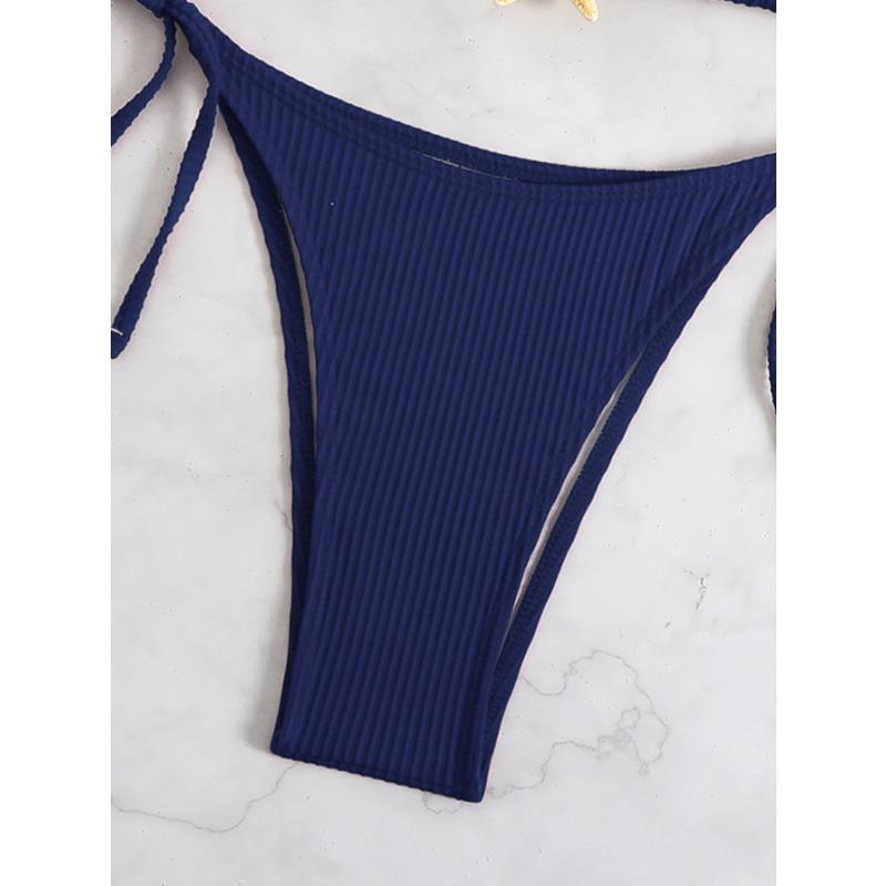 Vintage Beach Vacation Swimsuit Sexy Bikini Split Swimsuit Women Fashion Triangle Swimsuit Fine Stitching In A Variety of Colors Beachwear