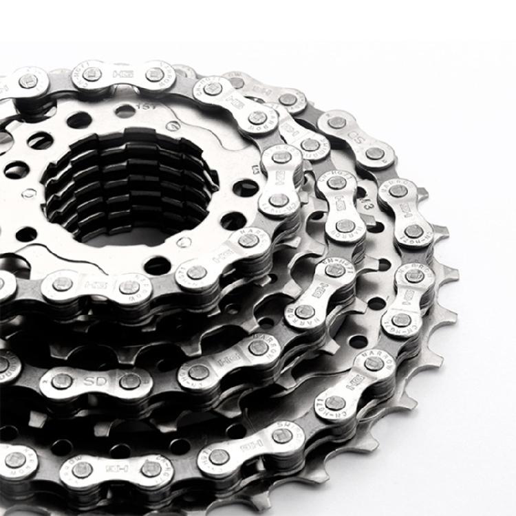 9 Speed Mountain Bicycles Chain, Mountain Bike Road Hybrids Cycle Chain 112 Link Quick Releases Link Bike Speed Chain