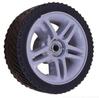 Lawn Mower Wheels Set 17cm Front 20mm Rear Replacement Parts For Grass Cutting Mower Rear Wheel Replacement Garden