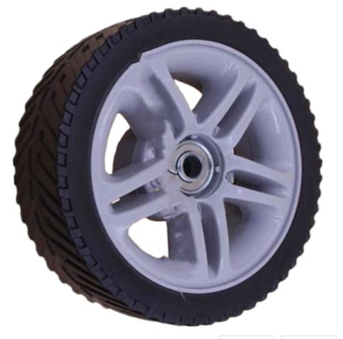 Lawn Mower Wheels Set 17cm Front 20mm Rear Replacement Parts For Grass Cutting Mower Rear Wheel Replacement Garden