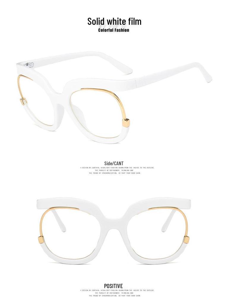 2022 Trendy Round Owl Eyeglass Frames: Anti-Blue Light European & American Style