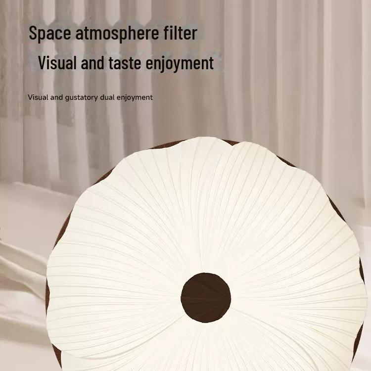 "Medieval-Style Ceiling Lamp: Full-Spectrum Eye Protection, Walnut Wood Grain, Cream Finish, Retro Design for Bedroom or Study."