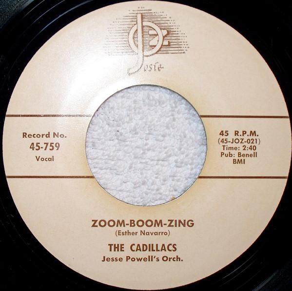 

7inch Record CADILLACS - Zoom-Boom-Zing 45759 Josie US Rock Used