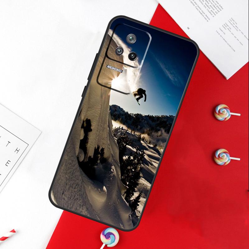 Cool Sports Snowboarding Cover For Xiaomi 13T 11T 12T 14T Pro 13 14 15 Ultra POCO X7 Pro X3 X5 X6 F5 F6 M6 Pro Case