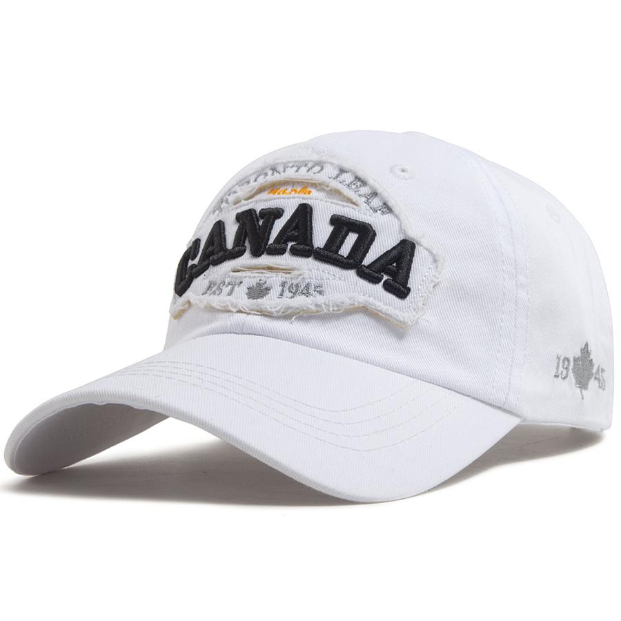 Kanada 1945 Stickerei Patchwork Baseballkappe Vintage Damen Herren Papa Hut Lässig Frühling Sommer Snapback Für Outdoor Sonnenschutz Kappen
