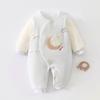 Garden Little Rabbit 120g Pure Cotton Padded Butterfly Bodysuit for Newborns - Autumn/Winter Collection