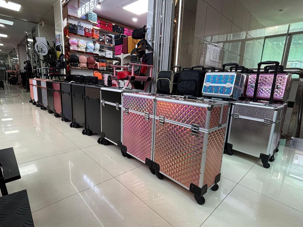 Largest Capacity Wheeled Makeup & Nail Art Case for Professionals