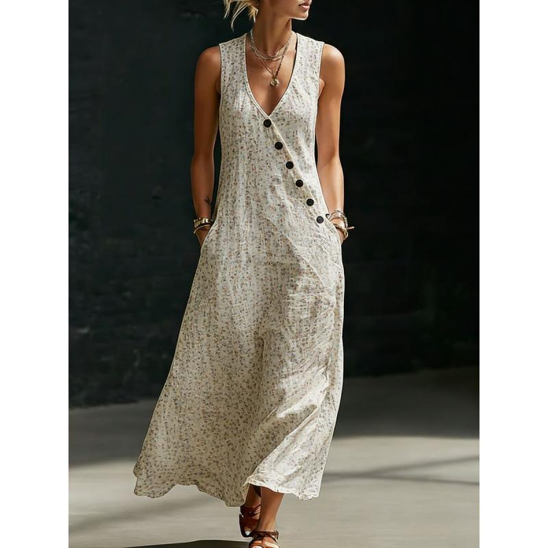 2026 Spring and Summer New Women's Clothing, European and American Minimalist Temperament Loose V-neck Diagonal Button Shirt Wide-leg Pants Two-piece