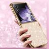 For Xiaomi Mix Flip Case Slim Shinny PU Leather Foldable Folio Electroplating Phone Case Cover For Xiaomi Mix Flip