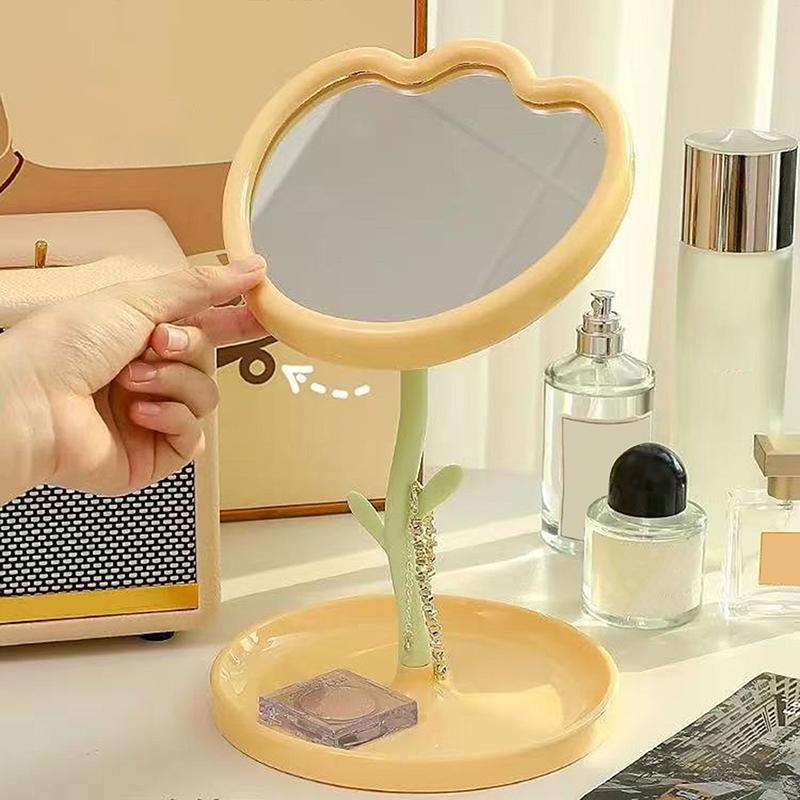 Makeup Girls Small Mirror Bedroom Beauty Design Women Nordic Mirrors Quality Funky Espelhos Decorativos House Decoration