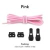 New Elastic Sneakers Laces Without Ties Lock Shoe Laces Adult Kids Tennis Round Shoelaces Rubber Bands for Shoes Accesories