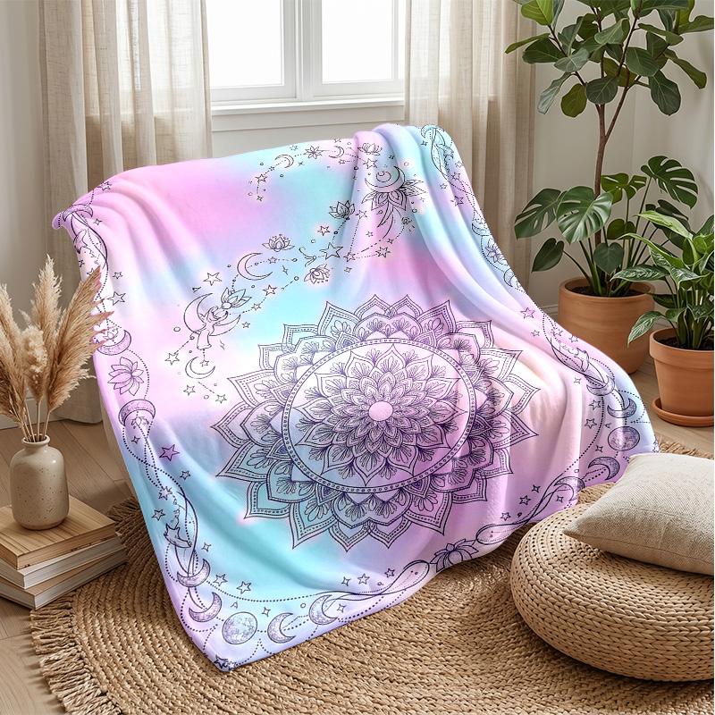 Butterfly and Flower Art Blanket Personalized Name Flannel Blanket Soft Cozy Plush Throw for Sofa Bed Lightweight Home Decor