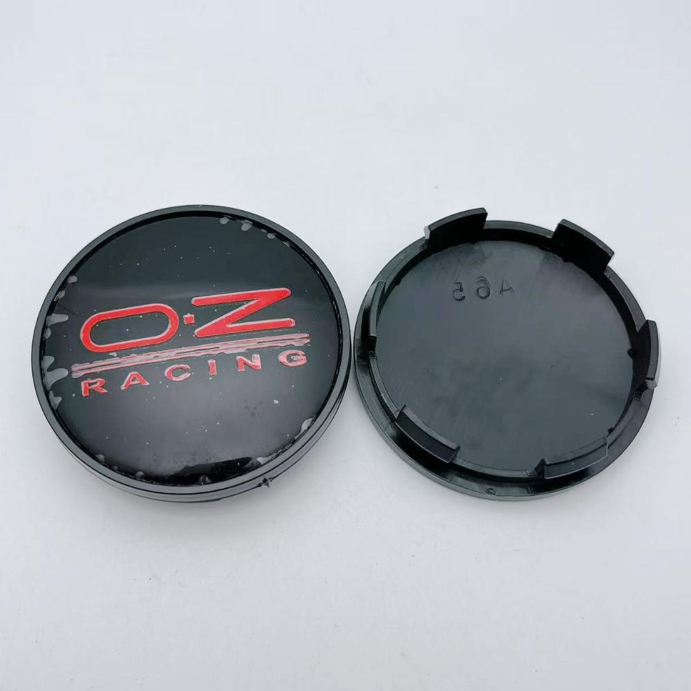 4pcs 65MM Car Wheel Center Caps with OZ O.Z Racing Logo Emblem Car Accessories for Wheels Hub Hubcaps Auto Rim Center Cover