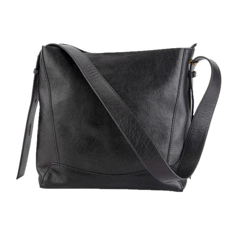 Fashionable and Retro Top-tier Leather Bag for Women, Large-capacity Tote Bag for Work and Commuting, Single-shoulder Bag for Women