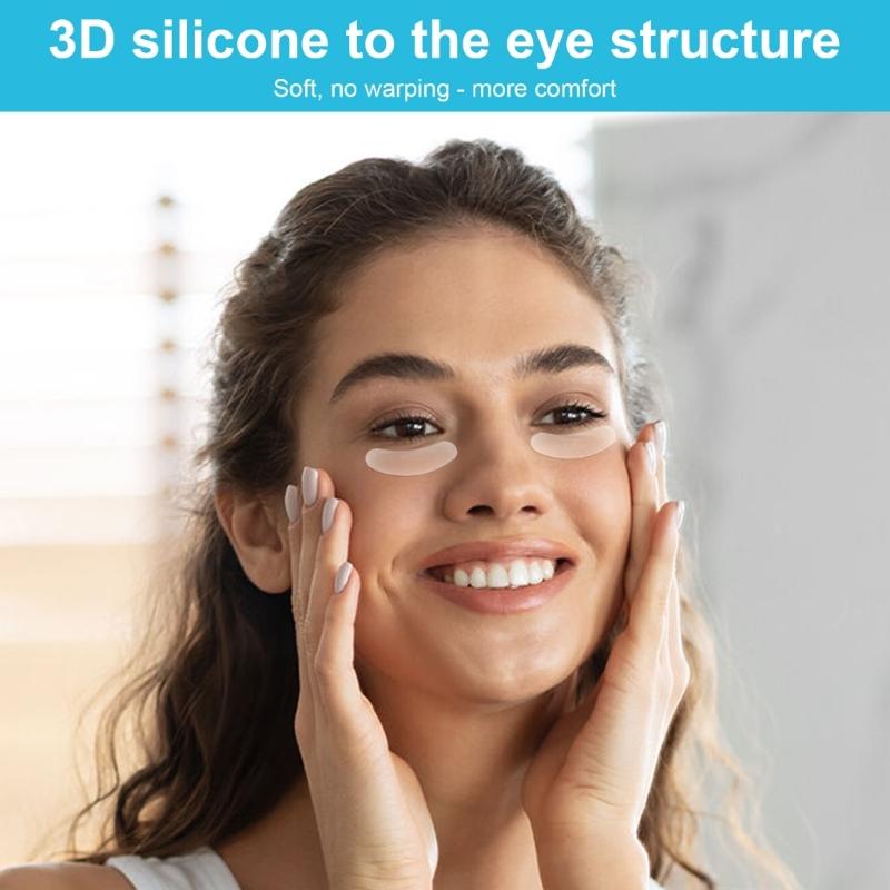Eyelash Extension Under Eye Gel Pad Silicone Eye Patches Eyelash Extension Supplies &Beauty Tool Fit Most Eye Shape