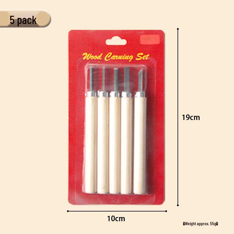 Kruso Multi-Spec Wood Carving Knife Set: 3/4/5/6/8/10/12 Pieces for Woodworking & Sculpture.