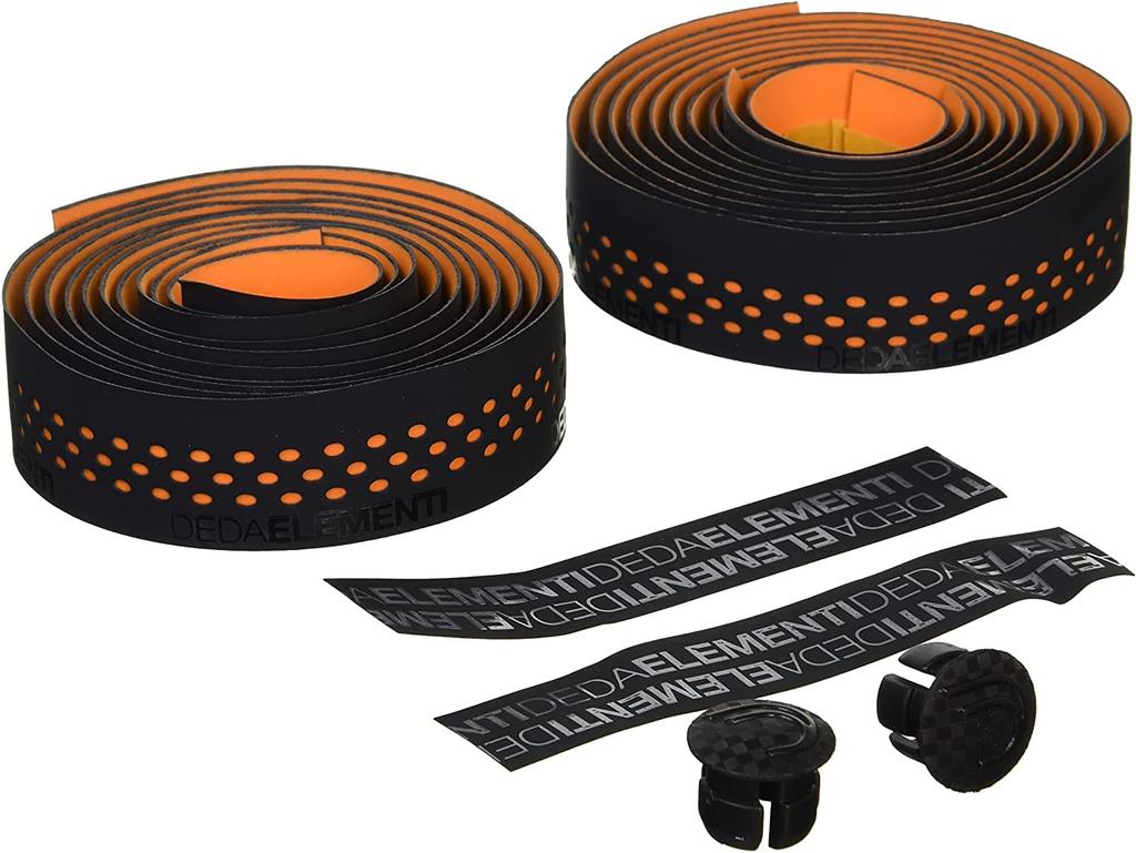 DEDA Lenkerband TAPE PRESA 30mm Schwarz/Orange BLK/ORG Breite Dicke 3,0mm (nahe dem Zentrum)