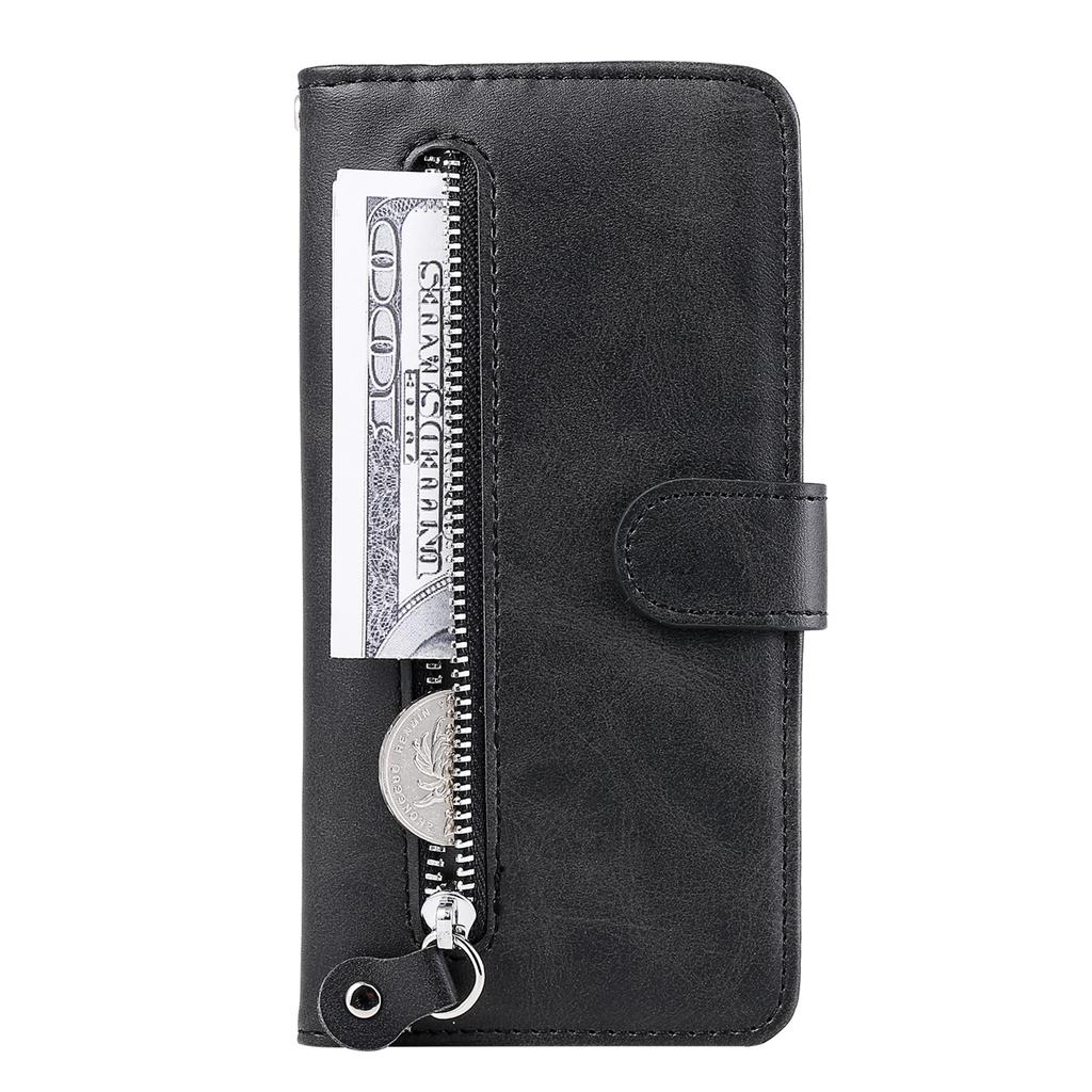 For Xiaomi 14T Case Zipper Wallet Calf Texture PU Leather Phone Cover