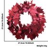 Maple Striking Seasonal Leaf Decoration For Thanksgiving Cozy Home Styling 75m