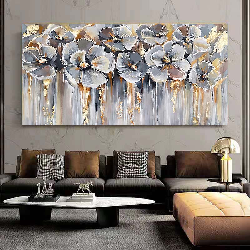 Abstract Flower Landscape Canvas Painting Art Wall Art Picture Posters and Prints Wall Painting Living Room Home Decoration