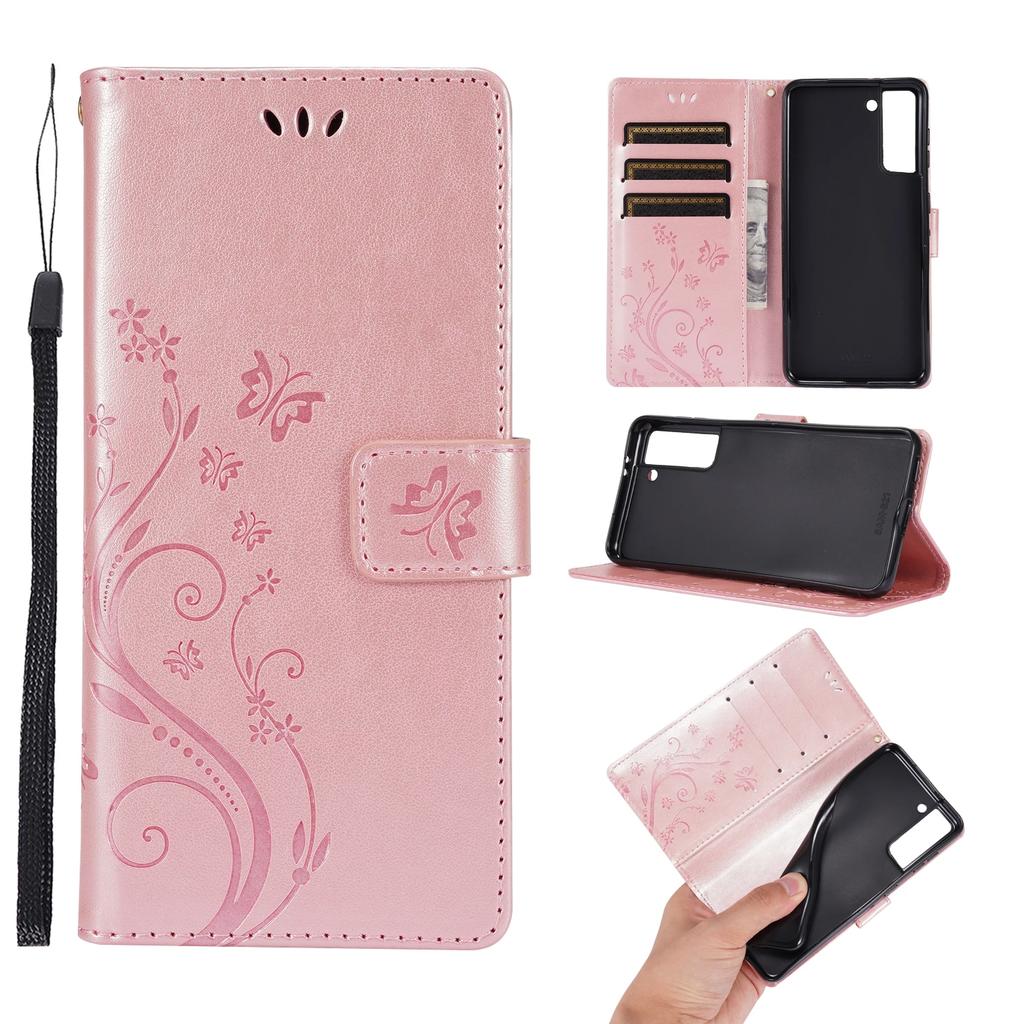 Wallet Flip Phone Case For Coque Samsung Galaxy S24 S23 Ultra S22 Plus S21 FE S20 S10 Plus S10E Card Holder Stand Book Cover