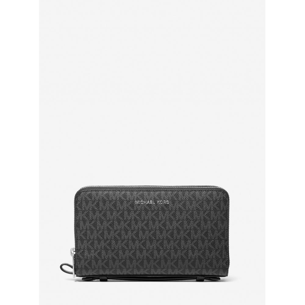 

Michael Kors Cooper Wristlet Mk Signature 36s5lcon8b1 Black F