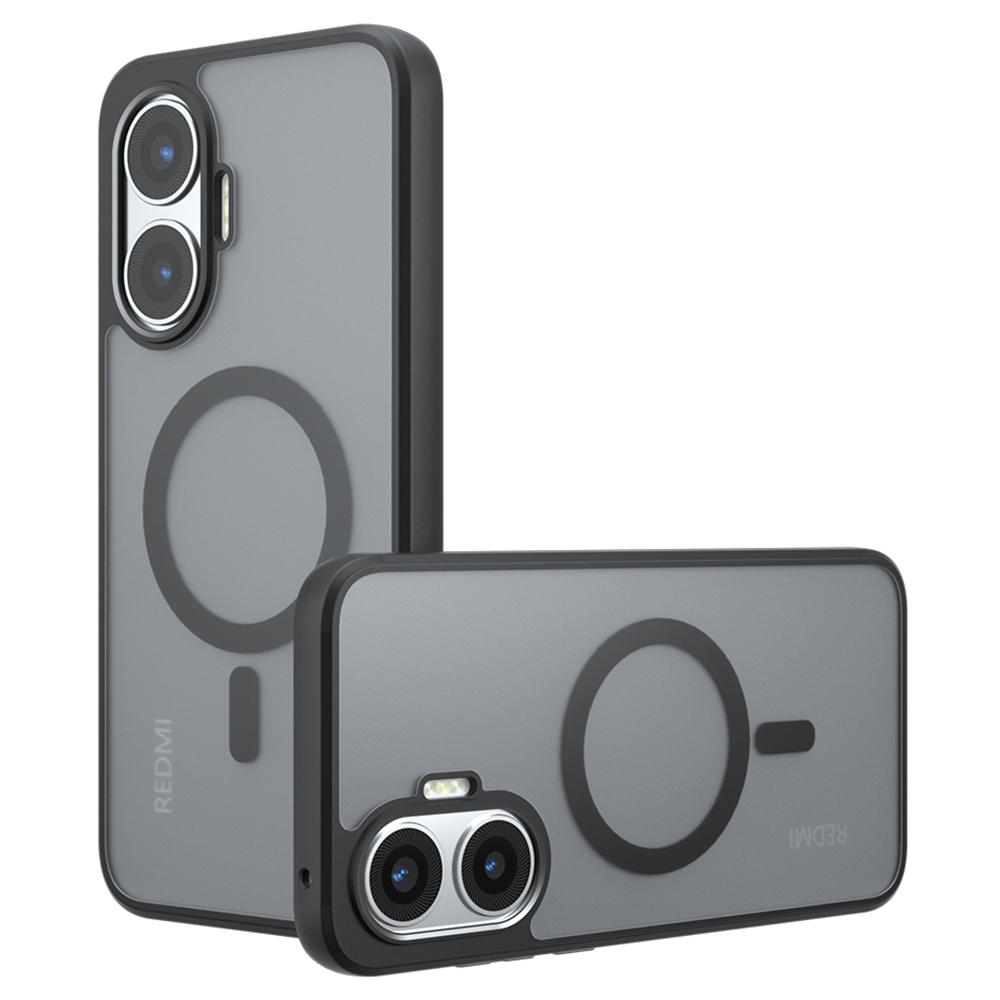 Matte Case for Xiaomi Redmi Turbo 4 Pro 5G/Poco F7 5G Magnetic Case TPU+PC Phone Cover