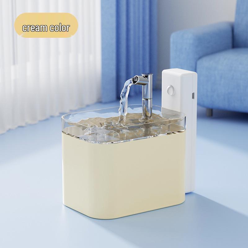 Smart Cat Water Fountain with Automatic Filtration and Large Capacity