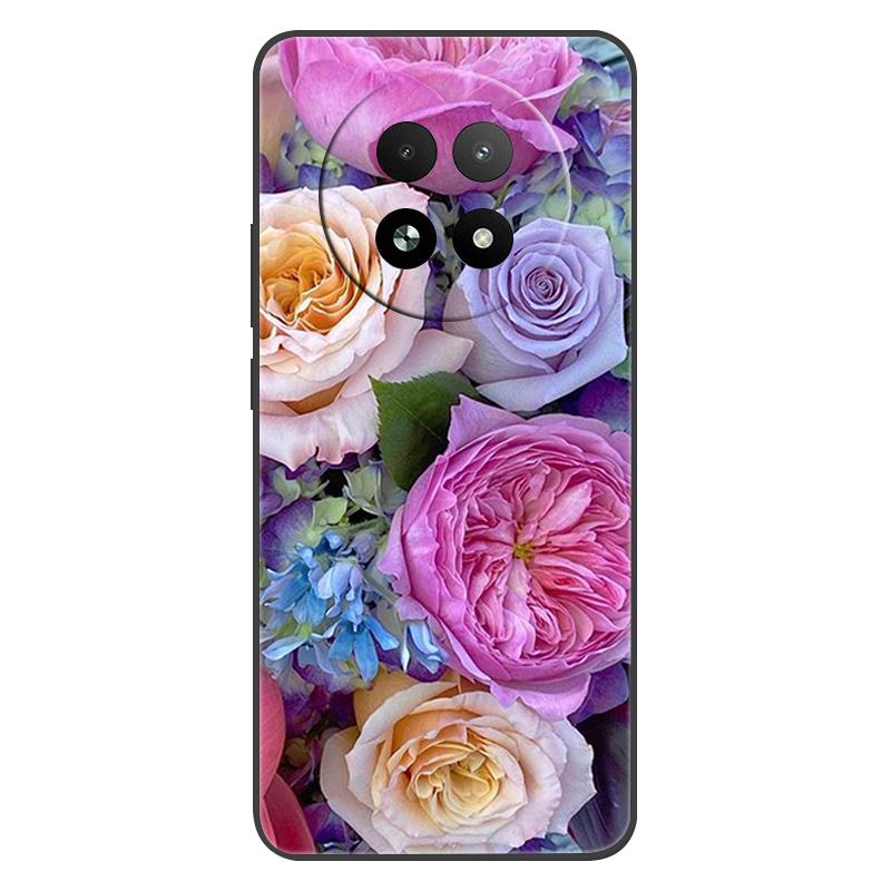 For Realme 13+ 5G Case Silicone Luxury Space Soft Bumper for OPPO Realme 13 Pro Plus 5G Phone Cover TPU Fundas Fashion Bag